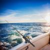 Boat Fishing Pole Rod Holder 360Â¬âˆž Rotatable Kayak Side Rail Mount Adjustable Folding Rod Holder w/ Large Clamp